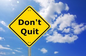if you give up